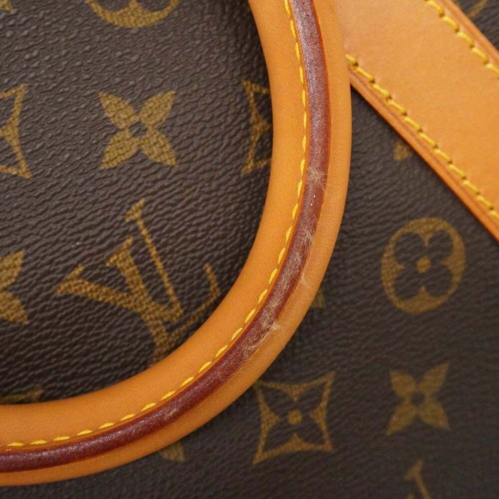 LOUIS VUITTON Authentic Brown Monogram Keepall 55 Boston Bag - Picture 6 of 13